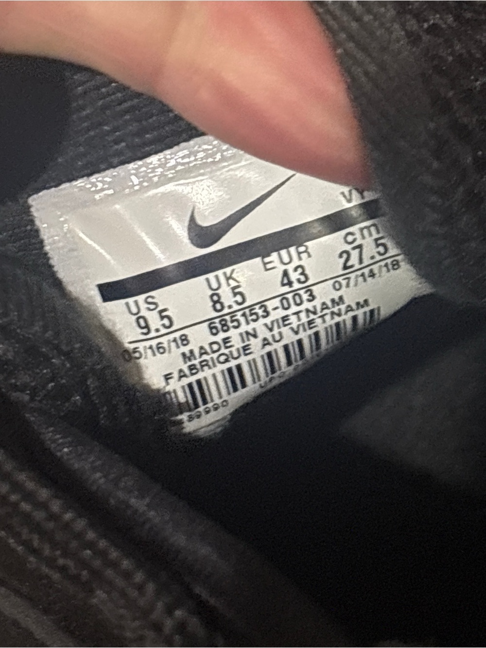 Nike Air Max Penny 1 Orlando All Star Black White Mens Size 9.5 2018 - Picture 7 of 11